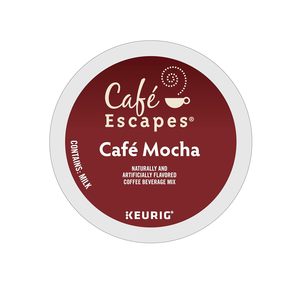 Café Escapes Café Mocha, boisson au café, dosettes individuelles Keurig K-Cup, 96 unités - Product Image 2