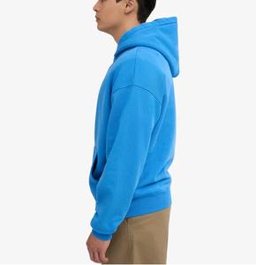 CVC hommes décontracté à manches longues pleine fermeture éclair polaire à capuche Logo personnalisé solide bleu pacifique meilleure qualité Bangladesh exportation automne - Product Image 3