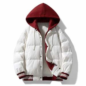 Chaqueta de Invierno Personalizada con Capucha para Hombre, Chaqueta Práctica, Chaqueta de Plumón Personalizada para Hombre - Product Image 4