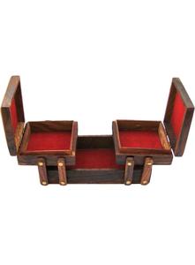 Ornements classiques traditionnels boîte de rangement de bijoux faite à la main personnalisée boîte à bijoux décorative boîte à bijoux de mariage à la maison - Product Image 3