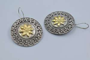 Indian Ethnic Gold-plated Stone Dangle Earring Jewelry for Women and Girls available at Reasonable Price - Product Image 2