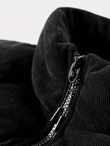Chaqueta acolchada de invierno para hombre personalizada superventas, nueva chaqueta de cuero con decoración de piel, servicio OEM - Product Image 3