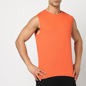 Haute qualité personnalisé hommes coton entraînement débardeur coupé Muscle T-Shirts coupe ample T-Shirts sans manches - Product Image 1
