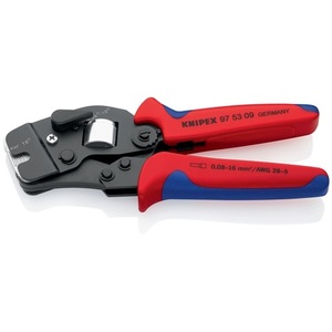 Pince à pêche KNIPEX avec une longueur totale de 190 mm, 0,08-10,0 + 16 mm (AWG 28-5), poignées bicolores polies, fonction de sertissage - Product Image 5