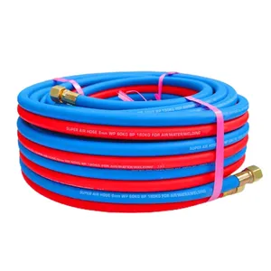 High Pressure PVC Twin Welding Hose For Transporting Air Gas Water
