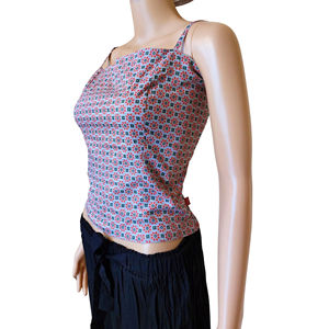 Camiseta sin mangas de algodón tejido Vintage bohemio para mujer, Vestido corto con estampado Floral personalizado para mujer, informal para verano, talla única - Product Image 1