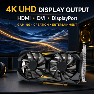 Nueva Tarjeta Gráfica GTX 1660 <span class=keywords><strong>SUPER</strong></span> de 6GB GDDR6 PCI Express de 192 Bits con Doble Ventilador para Juegos en 4K para PC de Escritorio - Product Image 2