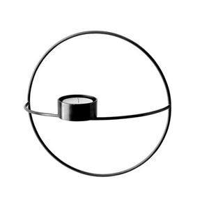 Round Circle Hanging Wrought Iron Candlestick Taper Candle Holder - Product Image 2