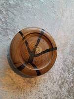 Ensemble de bols en résine de bois véritable de haute qualité naturel réutilisable en bois clair pour la maison Restaurant Design classique personnalisé