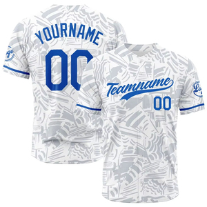 Venta al por mayor personalizado sublimación diseño Shawn Bear 420 béisbol Jersey mejor calidad Blanco personalizado béisbol Jersey Softball Jersey - Product Image 4