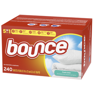 Feuilles assouplissantes pour linge Bounce Dryer Sheets, parfum Outdoor Fresh, 240 unités, avec contrôle antistatique et anti-plis, en promotion - Product Image 3