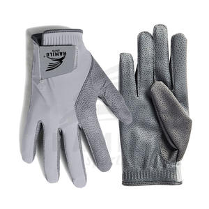 High Quality Men's Golf <b>Gloves</b> with Unique Design Solid Color and Custom Logo Genuine Leather for Sports Use - Product Image 3