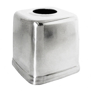 Vente chaude Vaisselle Papier Boîte De Rangement Porte-Mouchoirs Boîte En Métal Conception Simple Nickle Plaqué Papier De Soie Boîte De Maintien - Product Image 1