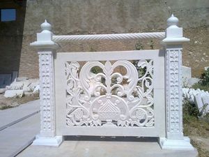 Best Selling Marble Lattice Panels Elegant Design for Modern Spaces Polished Waterproof Surface for Indoor Villas Hotels Parks - Product Image 3