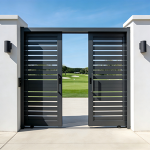 Porte coulissante <span class=keywords><strong>en</strong></span> aluminium sur mesure pour stades, centres commerciaux et villas - Product Image 2