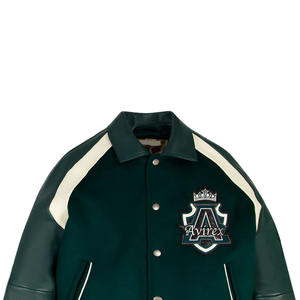 Chaqueta de Invierno Premium para Hombre Avirex al Mejor Precio, Cuero Genuino, Resistente al Viento e Impermeable, Tinte Liso, Todas las Tallas Disponibles - Product Image 4