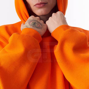 Sweats à capuche surdimensionnés de haute qualité sur mesure pour hommes, nouveau design, 100% coton pour hommes, sweats à capuche surdimensionnés - Product Image 6