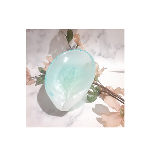 Plateau en résine transparente personnalisé de haute qualité avec feuille d'or intégrée, plateau carré et circulaire pour savon et bijoux pour la salle de bain - Product Image 6