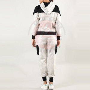 Wholesale Women's Winter Solid Casual Cotton Tracksuits Quick Dry Long Sleeves 2-Piece <b>Set</b> - Product Image 3