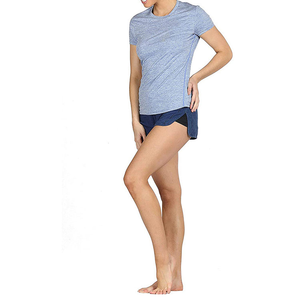 Camiseta de algodón 100% para mujer, superventas, ecológica, de alta calidad, transpirable, de manga larga, holgada, de Color sólido - Product Image 3