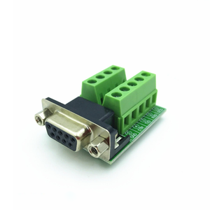 Kablolama ve sinyal dönüşümü için DB9 seri Port Terminal bloğu adaptör panosu erkek dişi konnektör koparma modülü - Product Image 3