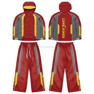 Custom Nylon Sweat Suit <b>Zip</b> <b>up</b> <b>Jacket</b> Pants Set Casual Lightweight Windcheater Nylon Mens Windbreaker <b>Jacket</b> Tracksuit for Men - Product Image 4