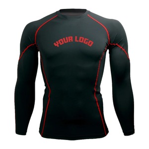 Rashguards pour hommes entièrement sublimés vêtements de compression Mma Bjj Grappling Rash Guards à vendre - Product Image 4