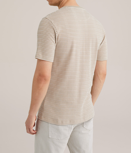 Camiseta de Hombre con Corte Cuadrado y Logotipo Personalizado, Algodón Grueso de 280 g/m², Cuello Redondo Acordonado, Estilo Urbano - Product Image 4