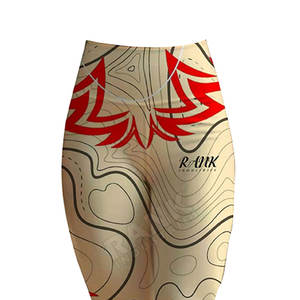 Leggings de yoga respirants à taille élastique au design unique pour femmes – Dernier style – Vente en gros de leggings pour femmes - Product Image 3