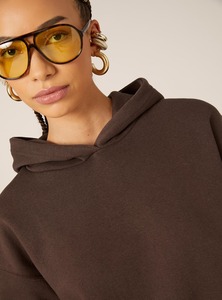 Sudadera con capucha cuadrada con logotipo personalizado para mujeres Proveedor Sudadera con capucha holgada de moda para promoción de Marca - Product Image 2