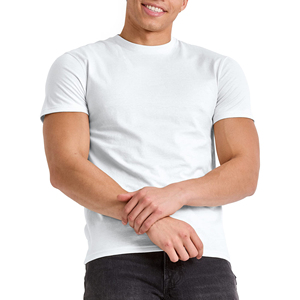 Camiseta de Algodón Extra Grande Estilo Urbano, Peso Pesado 260 Gsm, Informal, Transpirable, para Uso Diario, para Hombre - Product Image 3