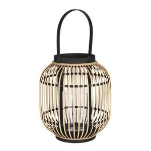 <b>Set</b> of 2 Wicker Iron Black Matte <b>Lantern</b> High Quality Home Decor Party Used Christmas Candle <b>Lantern</b> - Product Image 4