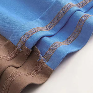 Camisetas de hombre con contraste de color Primavera Verano nuevas camisetas ligeras sueltas para hombre 100% algodón camiseta personalizada para hombre - Product Image 6