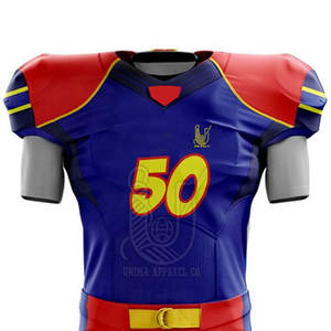 Uniforme de Fútbol Americano de Estilo Único, Conjuntos Personalizados de Equipos Nacionales de Fútbol, Manga Corta, Transpirable - Product Image 3