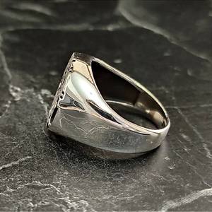 925 Sterling Silver Handmade Steampunk <b>for</b> Gear <b>Ring</b> <b>Mens</b> Fashion <b>Ring</b> with Mechanical Symbol and Geometry Engineers <b>Ring</b> - Product Image 4