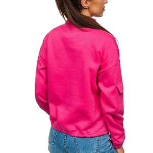 2026 Latest Design Women's Printed Sweatshirt Winter Season Ladies Casual Cotton <b>Polyester</b> Front Logo-Wholesale Sweatshirt 2026 - Product Image 3