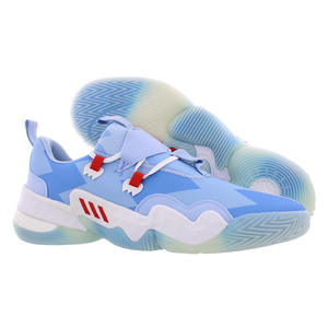 Adidas Trae Young 1รองเท้า unisex สี: Bahia สีฟ้าอ่อน/สีแดงสดใส/สีเมฆขาว100% ของแท้ - Product Image 5