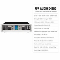 Amplificateur de puissance professionnel 4 canaux FFR AUDIO série D GaN D4350