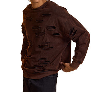 Vente en gros de sweatshirts pour hommes de qualité supérieure avec étiquette personnalisée Sweatshirt 100% coton pour hommes - Product Image 4