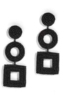 Trendy New Luxury Handmade Beaded Embroidery Drop <b>Earrings</b> with Custom Colors for Women and Girls <b>Holiday</b> Use - Product Image 3