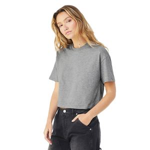 Camiseta Corta de Moda para Mujer, 200 GSM, Algodón Premium, Estilo Urbano, Fabricante de Marca Privada OEM Personalizada - Product Image 2
