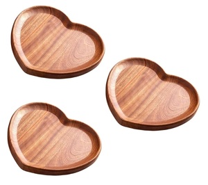 Wooden <b>Tray</b> Heart & <b>Circle</b> Shaped for Jewelry New Latest Design <b>Tray</b> in Natural Finished for Whole Sale Prices in Best Quality - Product Image 2