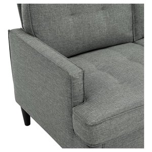 LOVESEATS SFB68016 Chesterfield French Style Two-Seater <b>Sofa</b> Bench Tufted Square Shape <b>Sponge</b> <b>for</b> Home Living Room Furniture - Product Image 3
