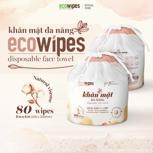 Lingettes sèches ECO WIPES 80 feuilles |   Lingettes jetables douces pour le nettoyage à sec à domicile, soins personnels pour bébés, vente en gros OEM - Product Image 4