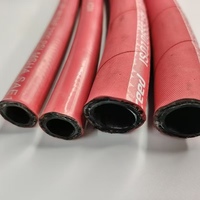 Tuyau en NBR CR PVC résistant aux hautes températures rouge de 2,5 pouces (25 mm) 20 bars pour camions de pompiers