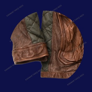 Personnalisé hommes 350 GSM poids lourd français fermeture éclair pull hiver cuir luxe vestes mode hommes Denim jean veste - Product Image 2