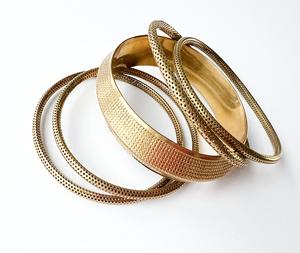 Artesanía de alta calidad Pulsera de metal Cobre Plata Brass Cuff Bracelet Fabricante de India - Product Image 6