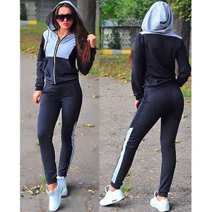 Venta al por mayor de chándales de jogging para mujer, chándal de manga larga, chándal, ropa de entrenamiento, chándales deportivos para mujeres, adultos, Invierno - Product Image 6