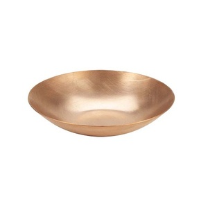 Bol de service alimentaire de qualité supérieure en cuivre, bol de mélange avec poignées en laiton pour usage domestique et cuisine. - Product Image 2
