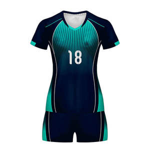 Uniforme de voleibol adulto corte automatizado alta calidad mejor calidad logotipo personalizado sublimado secado rápido conjuntos unisex servicio OEM - Product Image 3
